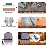 YHLAWM Wood Whittling Kit for Beginners, Wood Carving Kit with 3 Pcs Wood Carving Knives & 4 Pcs Woodcarving Auxiliary Tools, Complete Set of 7 Beginner Wood Carving Set, Gift Set for Kids and Adults YHLAWM