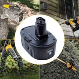 DTK 2Pack 7.0Ah Lithium-Ion Battery Replacement for Dewalt 18V XRP Ni-Cad DC9096 DC9098 DC9099 DE9039 DE9095 DE9096 DE9098 DW9095 DW9096 DW9098 DE9503 DC9182 18V XRP Batteries DTK