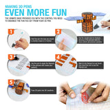 3D Pen Filament with Silicon Design Mat and Compatible Stencils Book with 11 Templates - 1.75mm PLA Plastic Refills - 110 Meter of Assorted Filament for 3D Drawing and Doodling 3Dmate