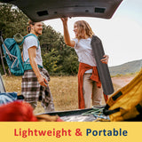 Jigsaw Puzzle Mat Roll Up Fits 2000 1500 1000 Pieces Puzzles, Large Pad Portable Table Non-Slip Board Saver Mats with 2 Sorting Trays, Inflatable Tube, 3 Straps, Keeper Storage Bag, Adults Kids Gifts Genovega