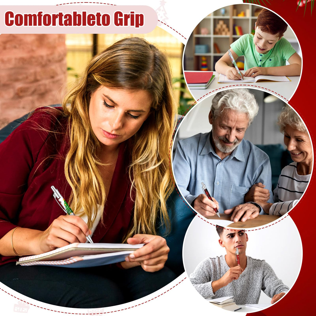 Yexiya Sublimation Pens Blank Heat Transfer Pen Sublimation Ballpoint Pen with Shrink Wrap White Aluminum Customized Clip Pen School Supplies for Christmas Office School Stationery Supplies (10 Pcs) Yexiya