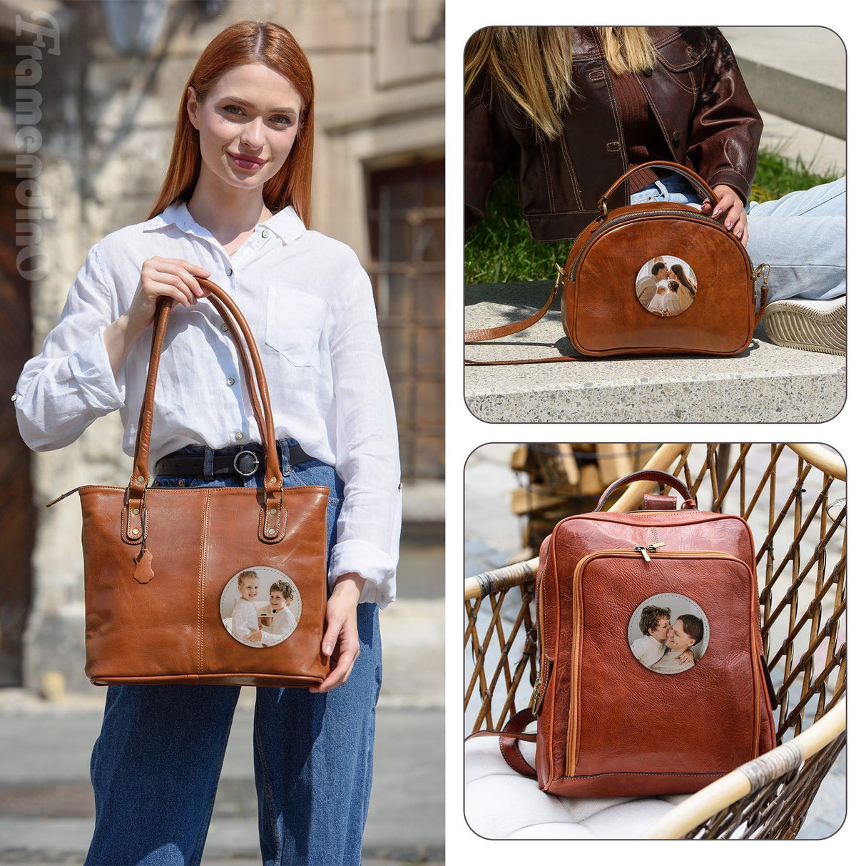 Framendino, 10 Pack Sublimation Patch Round Blank Iron on Patches Leather Hat Patches for Hat Shirt Jeans Framendino