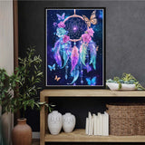 VAIIEYO 5D DIY Diamond Art Kits for Adults Dream Catcher, Diamond Painting Flower, Paint by Numbers Full Drill Round Rhinestone Craft Canvas for Home Wall Decor Gift 12x16 inch-16 VAIIEYO