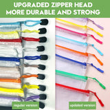 24pcs Mesh Zipper Pouch File Bags Puzzle Storage Bags, A3 17x12 Inches Large Reusable Zipper Pouches for Organizing Classroom Board Game Organization YOPCDJ