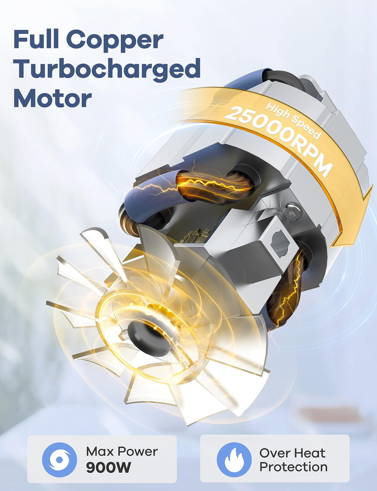 Ganiza Smoothie Blender, Blender for Shakes and Smoothies, 15-Piece Personal Blender and Grinder Combo for Kitchen, Smoothies Maker with 4 BPA-Free Portable Blender Cup, Nutritious Recipe, MAX 900W Ganiza