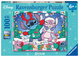 Ravensburger Disney Stitch Christmas 100 Piece XXL Jigsaw Puzzle for Kids - Screen-Free Activity Boosts Concentration and Focus Ravensburger