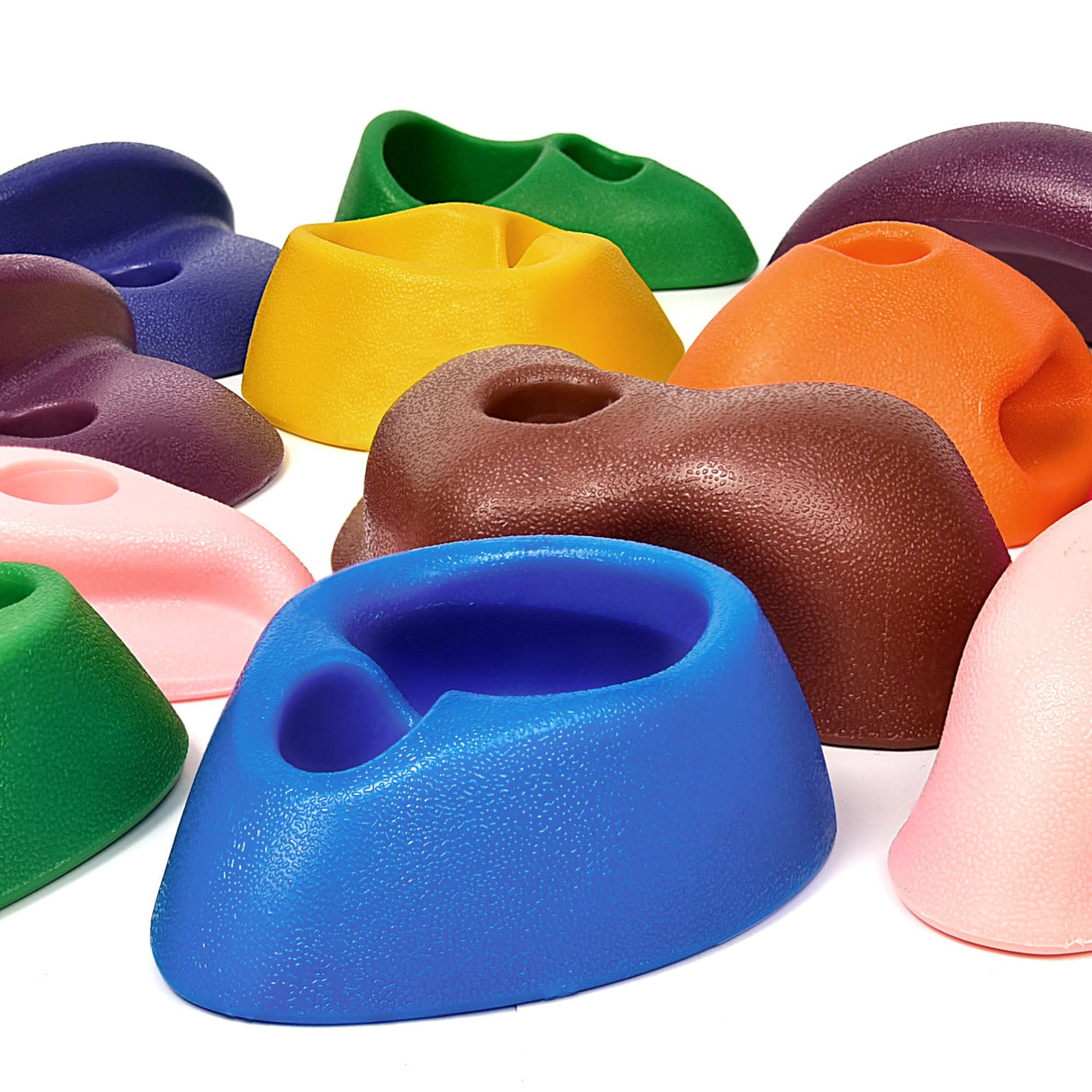 TOPNEW 32 Rock Climbing Holds Multi Size for Kids, Adult Rock Wall Holds Climbing Rock Wall Grips for Indoor and Outdoor Playground Play Set - Includes 2 Inch Mounting Hardware TOPNEW