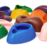 TOPNEW 32 Rock Climbing Holds Multi Size for Kids, Adult Rock Wall Holds Climbing Rock Wall Grips for Indoor and Outdoor Playground Play Set - Includes 2 Inch Mounting Hardware TOPNEW