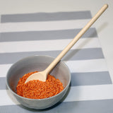 3PCS 12 Inch Long Wooden Spoons, Long Handle Wooden Cooking Mixing Oval Spoons Baking Cooking Tasting Stirring - Sauce Spoons. Made of Natural Beechwood BICB