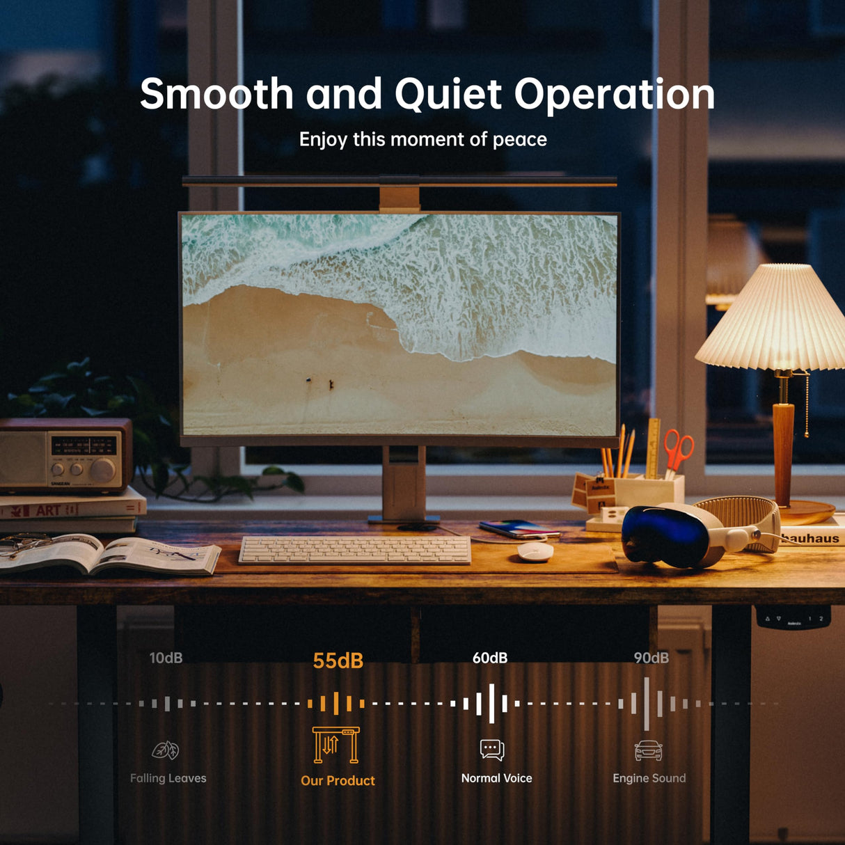 Agilestic Standing Desk with 2 Drawers, Adjustable Height Electric Desk with Storage, 48 x 24 Inches Sit Stand Up Computer Table for Work Office Home, Rustic Brown Agilestic