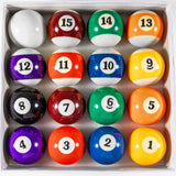 YDDS Billiard Balls Set 2-1/4" Regulation Size Pool Table Balls for Replacement (16 Resin Balls) YDDS