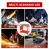 Welding Table Welding Cart 32''×24'',1200lbs Load Capacity Industrial Workbench with 5/8'' Holes Fixture Table with Wheels SGOLAN