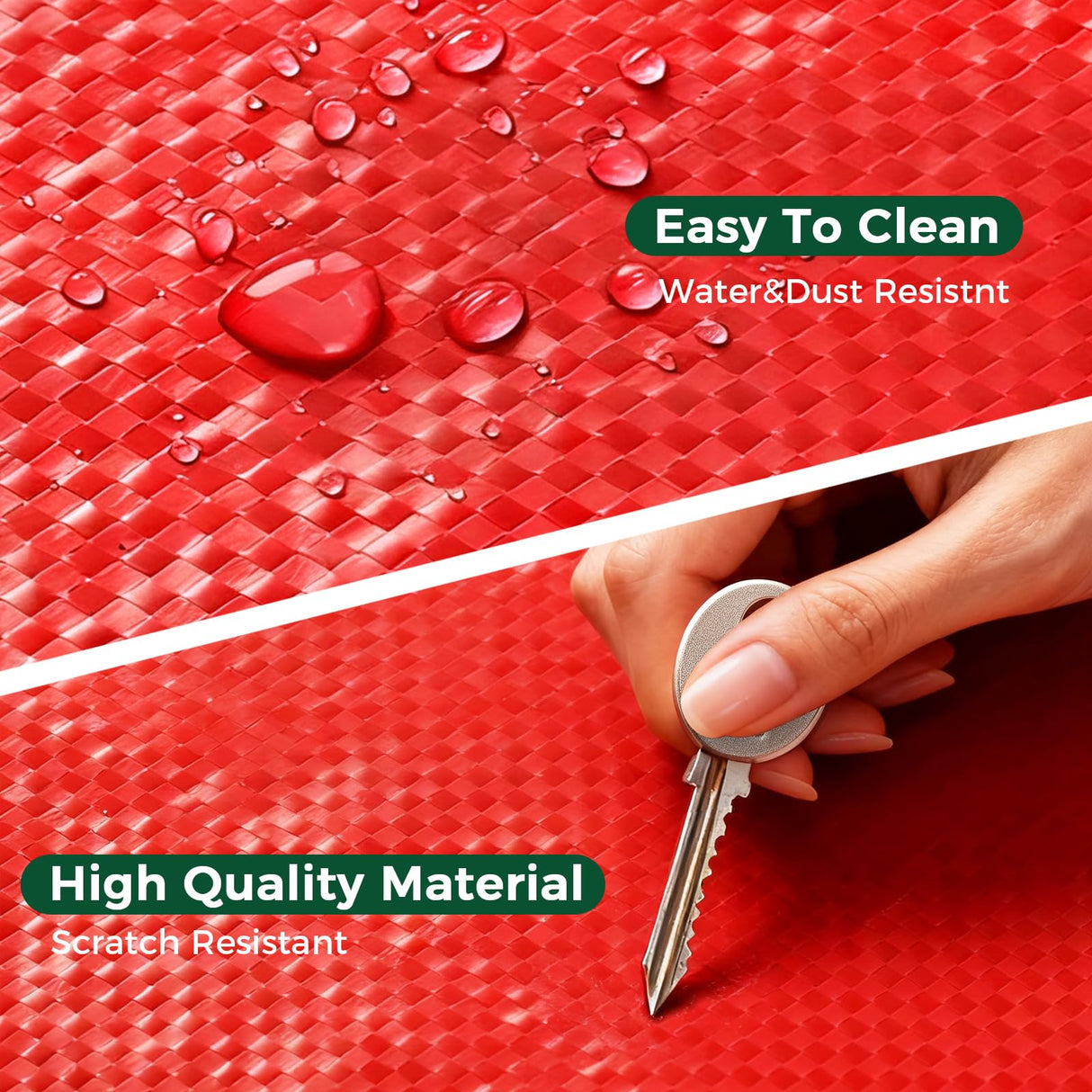 DeckTheHalls Christmas Wreath Storage Container, 2-PACK Waterproof Christmas Storage with Secure Zipper, Reinforced Carry Handles, Year-Round Protection for Christmas Garland & Holiday Decor (36 Inch) DeckTheHalls