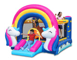 Fantasy Bounce House with Lights and Sound Interaction Inflatable Bouncer, 11 ft L x 8.7 ft W x 8 ft H, UL Strong Certified Blower Included Bounceland