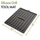 Cuisinart CTM-820 Silicone Tool, Black Grill Mat Cuisinart