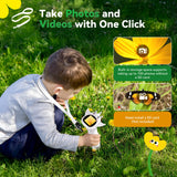 Hideal HP40 IPS Microscope for Kids: [Easy and Fun] 2" Portable Handheld Kids Microscope Miniscope, Pocket Mini Scope Educational Science Kit, Christmas Birthday Gifts for Kids, PC View, White Hideal