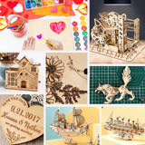 MITINU 40 Pack Basswood Sheets for Crafts,12"x12"x1/8" 3mm Thick Plywood Sheets with Smooth Surfaces-Unfinished Squares Wood Boards for Laser Cutting, Wood Burning, Architectural Models, Staining MITINU