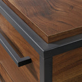 Sauder® Nova Loft 59" W L-Shape Corner Desk, Grand Walnut Sauder