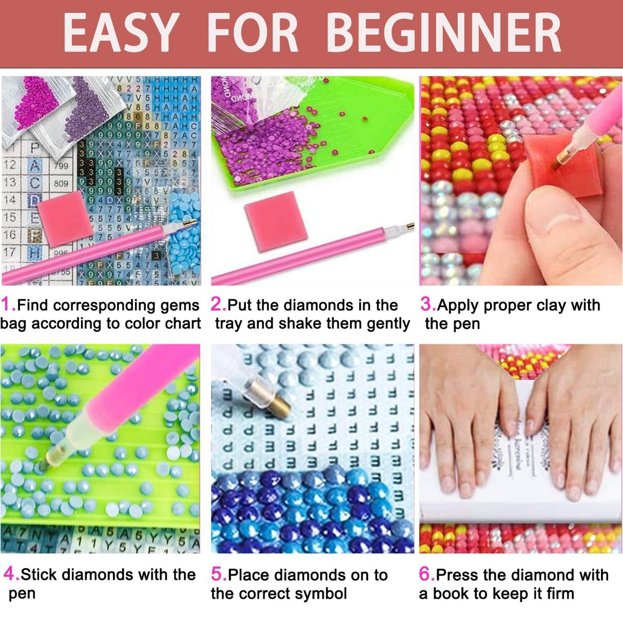 Liccyy 40 * 70CM 5D Diamond Art Painting Kits for Adults Teen Starters with Tools,DIY Full Crystal Drill Bead Art Paints by Numbers for Home Wall Decoration Gift,Phoenix Round Gems Liccyy