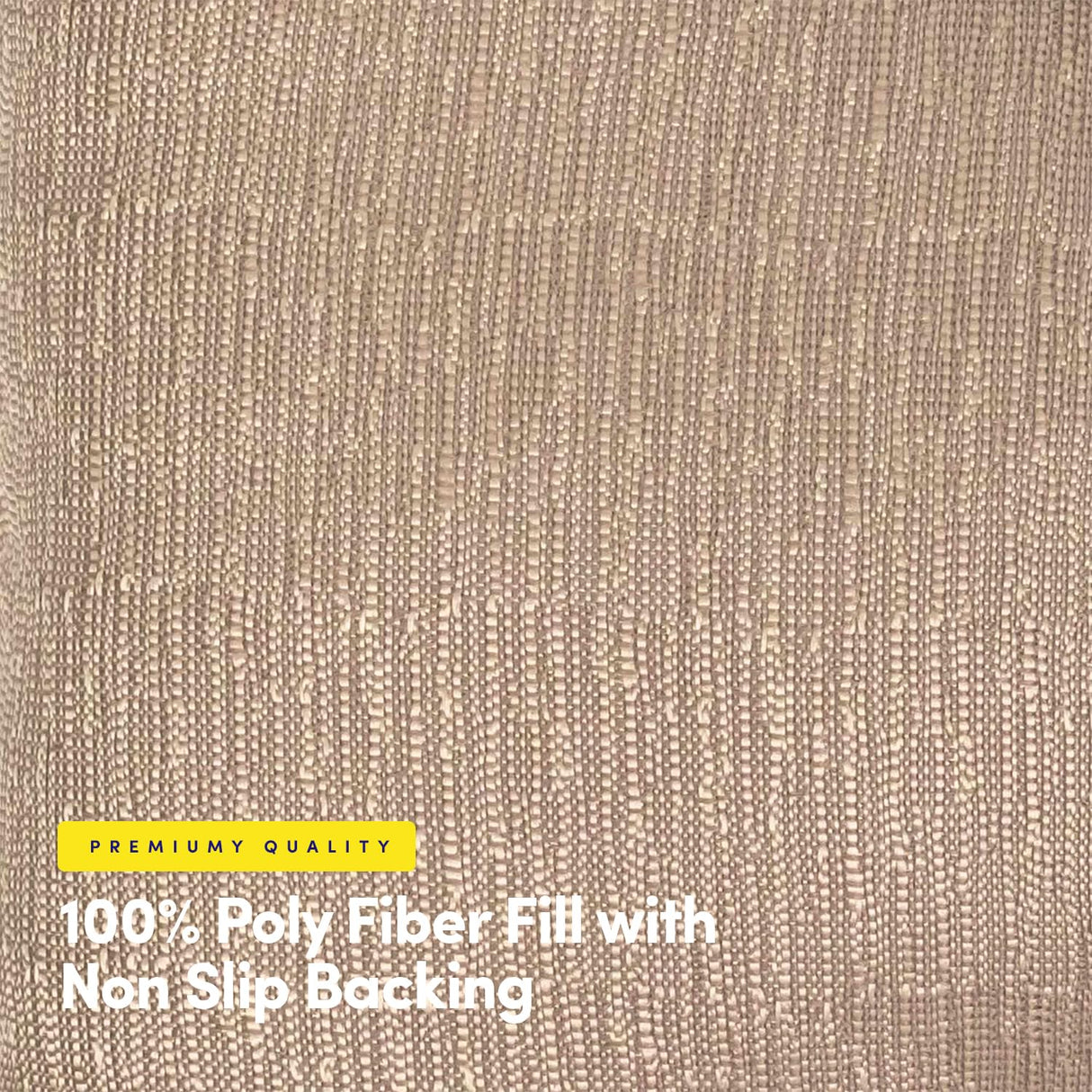 Sweet Home Collection Rocking Chair Cushion Premium Tufted Pads Non Skid Slip Backed Set of Upper and Lower with Ties, 1 Count (Pack of 1), Taupe Sweet Home Collection