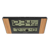 La Crosse Technology Atomic Digital Clock with Outdoor Temperature, Wood Oak, 0 La Crosse Technology