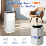 12010 HEPA Replacement Filter for Clorox Large Room Air Purifier 11010 & 11011,3-in-1 H13 True HEPA with Activated Carbon Filter,2 Pack Pulluty