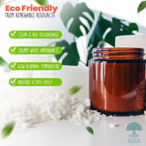 Eco-Lux Essentials 4.4lbs Premium Eco Soy Wax, White, Vegan Cruelty Free, Candle Making from Organic Farm 100% Natural SOYA Wax (4.4, Pounds) The Glowhouse