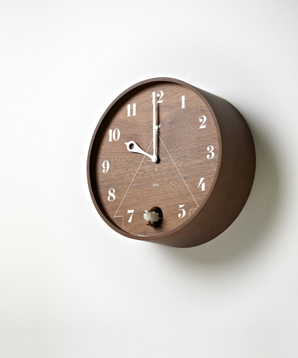 Lemnos Cuckoo Watch Analog Natural Color Wood Brown PACE LC11-09 BW Lemnos φ12.0 x D4.7 inches (305 x 120 mm) Lemnos