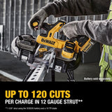 DEWALT 20V MAX XR Dual Trigger Bandsaw, Brushless Motor, Portable and Cordless, 3-3/8 Inch Cut Capacity, Bare Tool Only (DCS379B) DEWALT