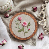 Wooden Embroidery Hoops Set (4Inch) - Display Frame for Cross Stitch, Hand Sewing & Wall Decor - 15 Pack Craft Hoop Rings Zuaooz