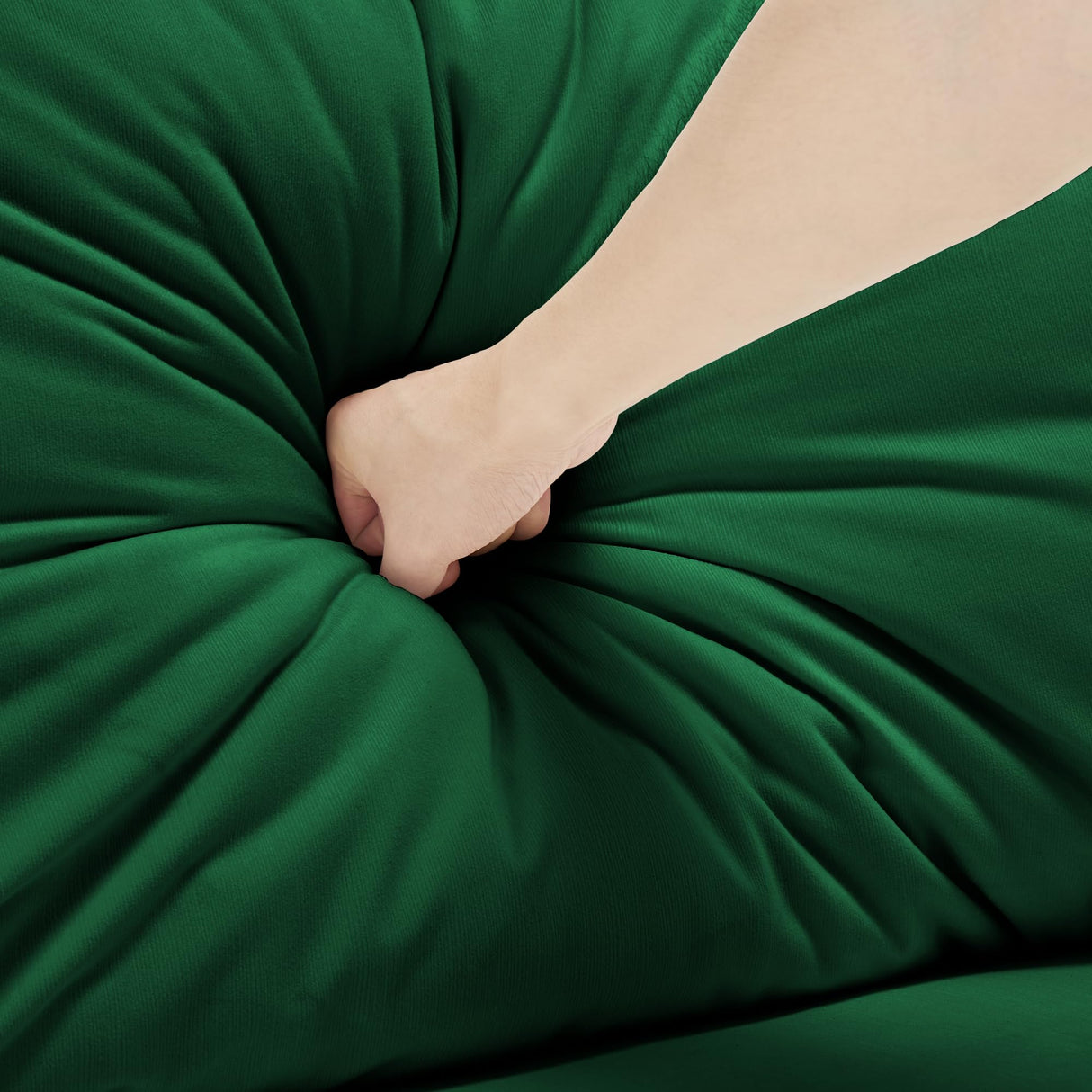 83.9-Inch Oversized 2 Seaters Cloud Couch Velvet Upholstered Deep Seat Loveseat Sofa Couch for Home Apartment Living Room Bedroom, Modern Love Seat Sofa with Fluffy Pillow Armrests and Storage Space ERYE