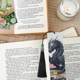 Sitsink Dragon Art Kits - 6 Pc Diamond Bookmarks with Tassels, Fantasy Creature Dragon Painting Kits for Adults Sitsink