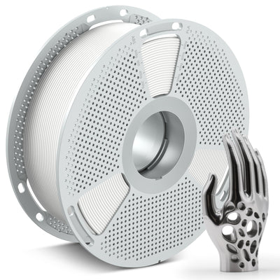 SUNLU PC-ABS 3D Filament 1.75mm 1KG, PC & ABS Hybrid 3D Filament, High-Strength, Paint & Plate Ready, Industrial-Grade, Heat-Resistant Spool, Dimensional Accuracy +/-0.02mm, 1KG Spool(2.2lbs), White
