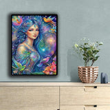 KAYEIUU Fairy Dust Diamond Painting Art Full Round Drills Beauty Bird Diamond Painting Kits for Room Decor Home Decor Bathroom Decor, Funny Gifts 12x16 inch KAYEIUU