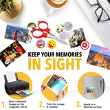 Inkjet-Optimized Printable Magnetic Sheets - 8.5x11 Magnet Paper for DIY Stickers, Decorations, Labels - Easy to Print, Cut & Create Your Own Magnets (Matte, 5pcs) X-bet MAGNET