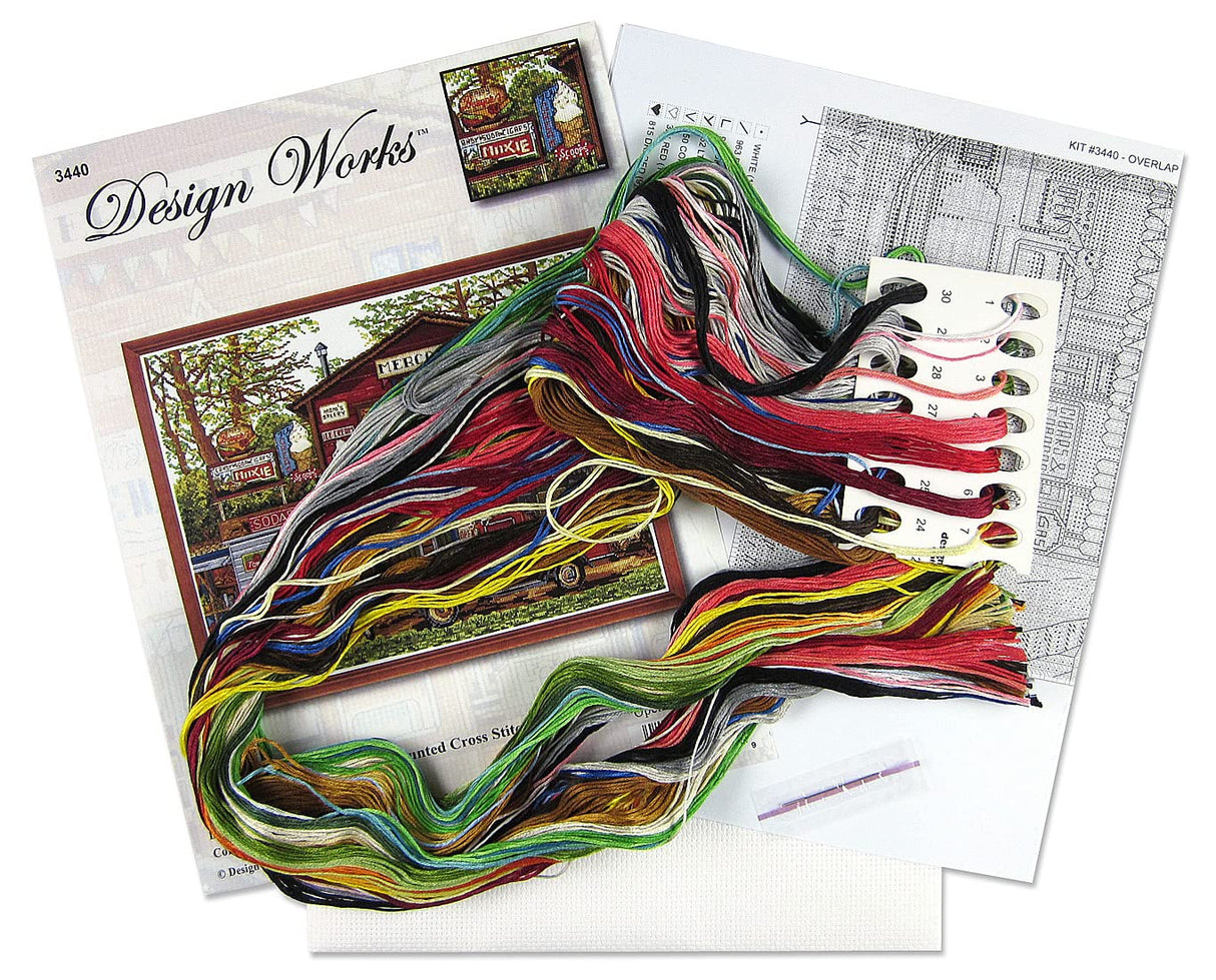 Design Works Crafts Open for Business Counted Cross Stitch Kit DesignWorks Ink