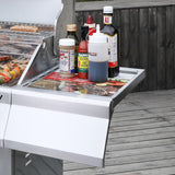 Royal Gourmet GA4402S 4-Burner Propane Gas Grill with Side Burner & Warming Rack, Stainless Steel Gas Grill with 54,000 BTUs Output for Barbecue Grilling & Backyard Cooking, Silver Royal Gourmet