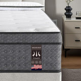 Jum Blueemo Twin XL Mattress 14 inch Colchones Memory Foam Mattress Twin XL Size Hybrid Medium Firm/Extra Lumbar Support/Fireproof Grade III Anti Pilling/Pressure Relief/Certi PUR-US Jum Blueemo