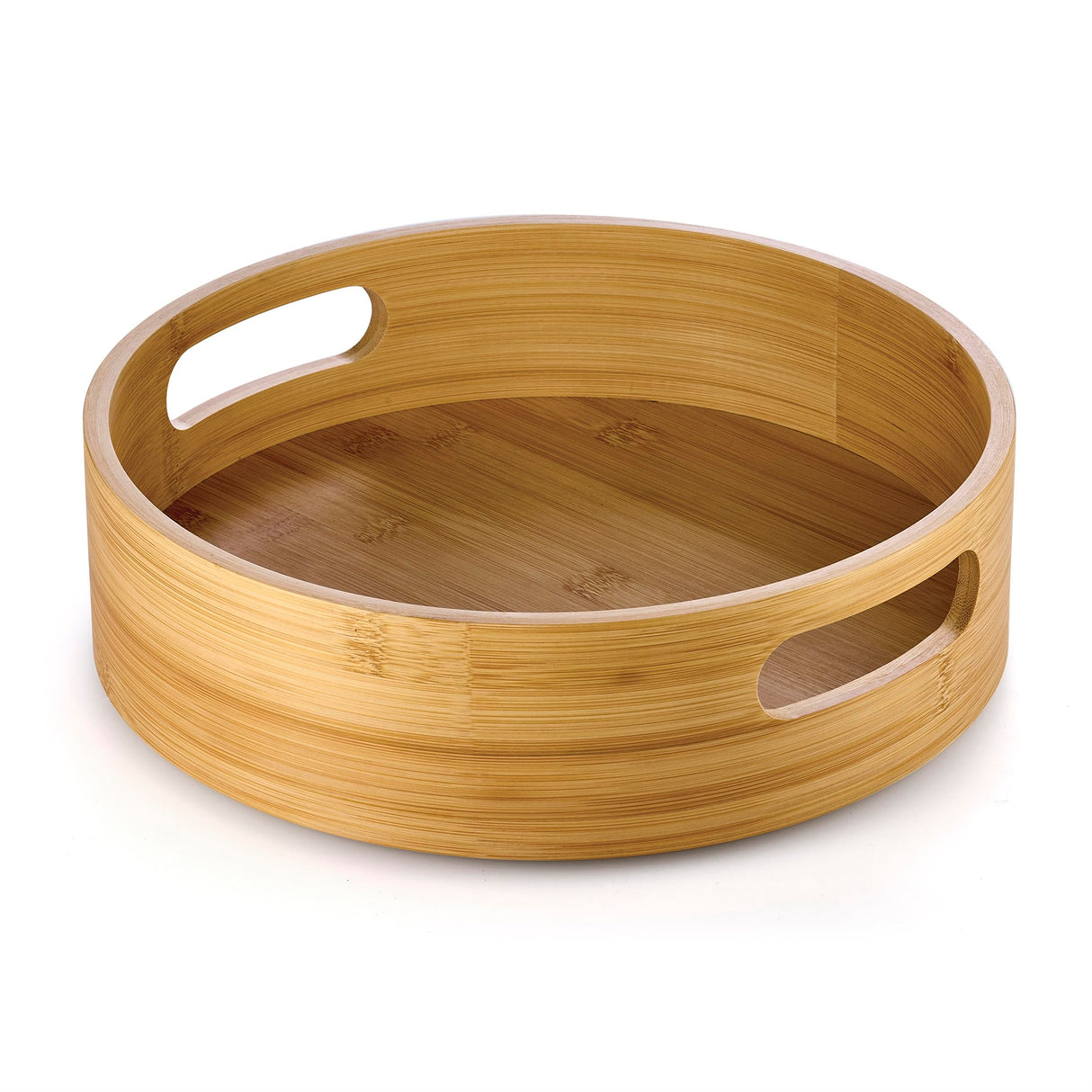 Copco Bamboo High Wall Turntable, Revolving Lazy Susan, Spice Organizer Copco