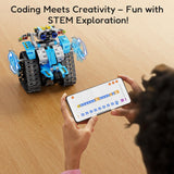 Mibido Robot Building Kit with Remote Control STEM Gifts for Kids Boys Ages 8-14, Technic Coding Robotic Toys for Teen‘s Birthday, Build 5in1 Models with 488 Pieces Mibido