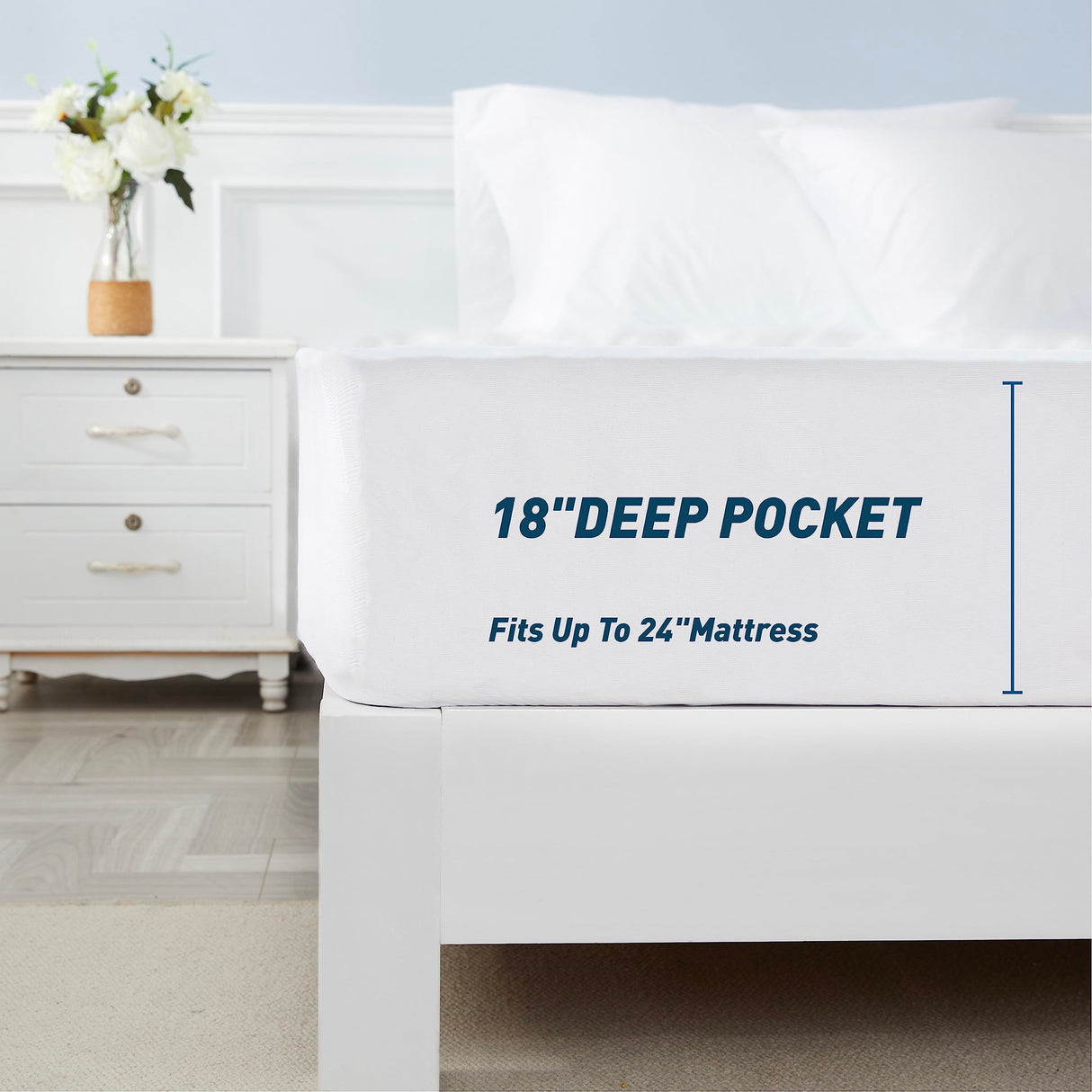 Yuurom Heated Mattress Pad California King Size 72×84 inches, Electric Mattress Pad Dual Control 10 Heat Settings 12-Hour Auto Off Timer 13ft Extra Long Cord, Bed Warmer Mattress Cover 18" Deep Pocket Yuurom