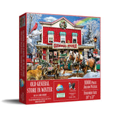 SUNSOUT INC - Old General Store Winter - 1000 pc Jigsaw Puzzle by Artist: Lori Schory - Finished Size 20" x 27" - MPN# 35246 SunsOut