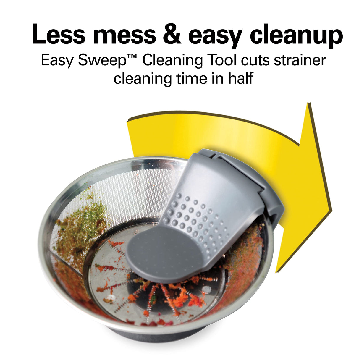 Hamilton Beach Juicer Machine, Centrifugal Extractor, Big Mouth 3" Feed Chute, Easy Clean, 2-Speeds, 40 oz. BPA Free Pitcher, 850 Watt Motor, Silver Hamilton Beach