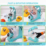 AKEYDIY 3-in-1 Auto Cap Heat Press Machine, Hat Heat Press with 3pcs Replaceable Heating Pads, Automatic Release&Press Knob-Style Digital Control Panel, DIY Sublimation Caps T-Shirts Bags AKEYDIY