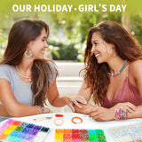 Friendship Bracelet Kit, 14,000pcs 48 Colors Bracelet Making Kit Clay Beads with Number Letter Bead Set Concert Merch Arts and Crafts Gifts for Kids Adults Teen Girls Jewelry Making Supplies Sistenia