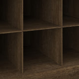 Bush Furniture Woodland 24W Hall Tree and Small Shoe Bench with Shelves in Ash Brown | Narrow Foyer, Mudroom, Entryway Storage Bush Business Furniture