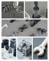 Inslogic Nylon-Like Tough 3D Printer Resin, High Impact Resistance & Flexibility for LCD, DLP, SLA Resin 3D Printers, Durable, Low Shrinkage, 365-405nm UV-Curing Resin for Functional Parts, 1kg, Black Inslogic