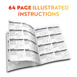 Playz Advanced Electrical Circuit Board Engineering Kit for Kids with 328+ STEM Projects on Electricity, Voltage, Currents, Resistance, & Magnetic Science | Gift for Children Age 8-13+ Playz