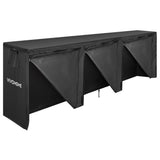 VIVOHOME 12ft Waterproof Firewood Log Rack Cover, Heavy Duty 600D Oxford Weather Resistant with VIVOHOME 8ft Waterproof Firewood Log Rack Cover, Heavy Duty 600D Oxford Weather Resistant VIVOHOME