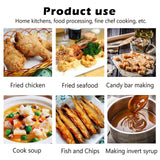 Candy Thermometer with Pot Clip and 8 Inch Probe (2 Packs)- Best Oil Thermometer for Frying,Candy Thermometer for Candy Making for Tall pots,Candle,Candy Making,Deep Frying Anicooking